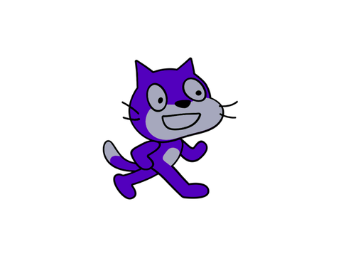 Customizable scratch cat