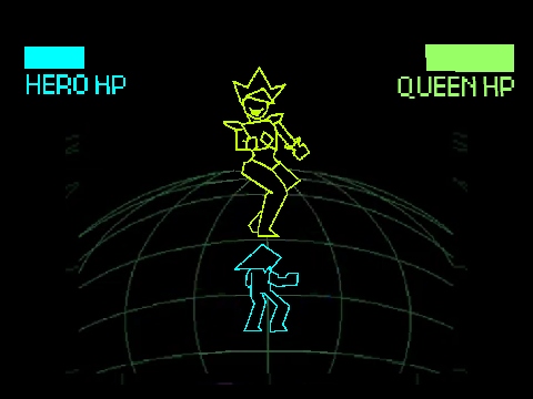 Deltarune Queen Arcade Game