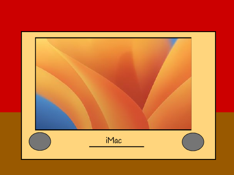 macOS Ventura on recycled iMac G3