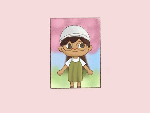 I drew my animal crossing character :0