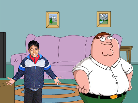 Peter griffin meet's someone?