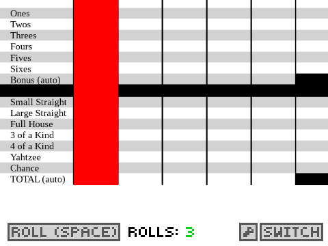 Multiplayer Yahtzee