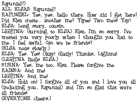 Frozen Queens Script remix