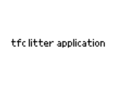cranberry litter one - application