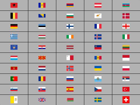 Quiz (vlaggen van Europa)