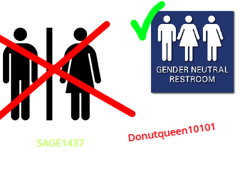 WE NEED NON-BINARY BATHROOMS!!! REMIX!! remix