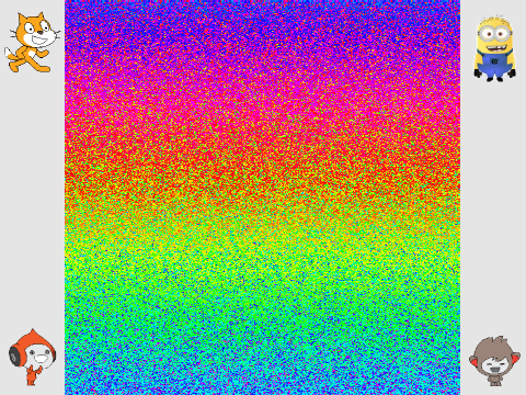 1 Line Challenge Distorted Rainbow