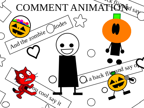 Comment animation -Im the dancing pumpkins!