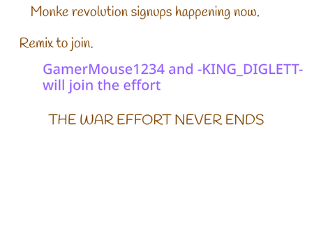 The Monke rebellion rmix