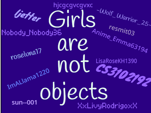 Sign If You Agree! Girls are not objects remix remix remix remix remix remix remix remix remi… remix