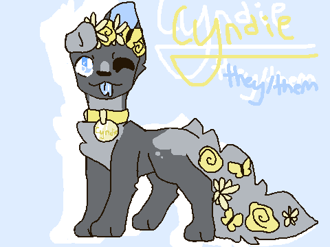 Cyndie - Ref sheet. (New main!!)