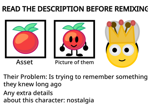 Submit your Character for Therapy remix