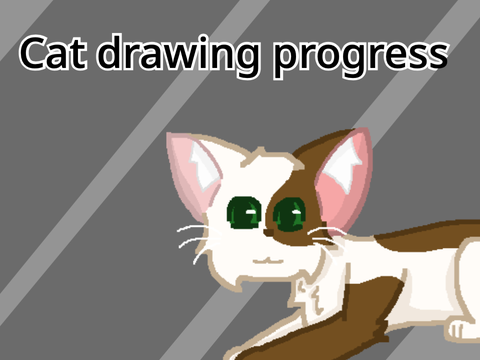 Cat drawing progress                                    #Art #All