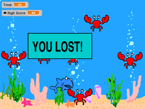 Avoid the crabs!