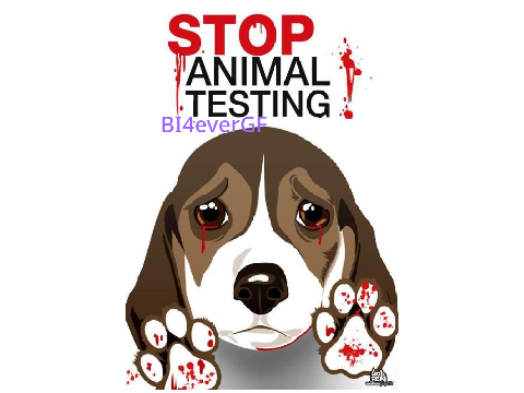 sign if you want animal testing to stop