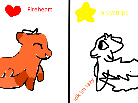 Choose: Fireheart or Graystripe?