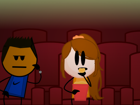 Add yourself watching a movie || #animations #all remix