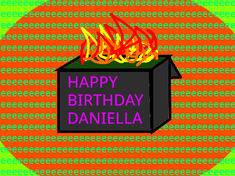 Happy Birthday Daniella
