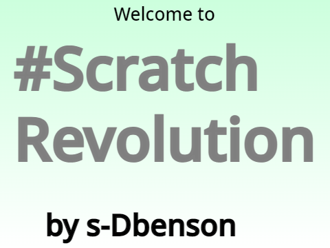 #Scratch Revolution