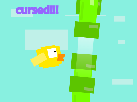 cursed flappy bird