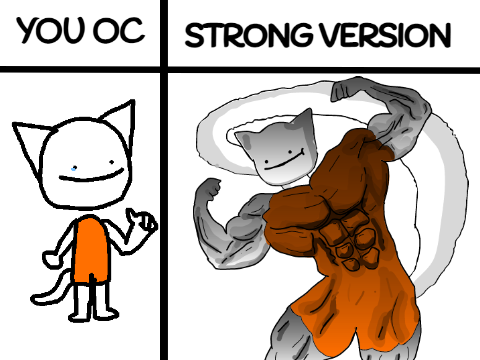 OC in strong version  Ilikefrogzz