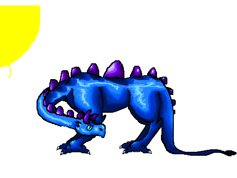 testing out my dragon skills ;)  and my shading :) 
