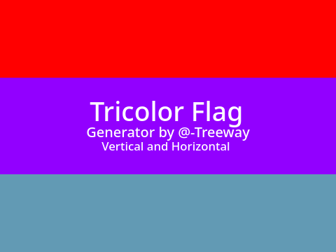 Tricolor Flag Generator