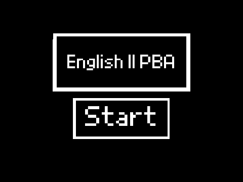 English II PBA Unfinished