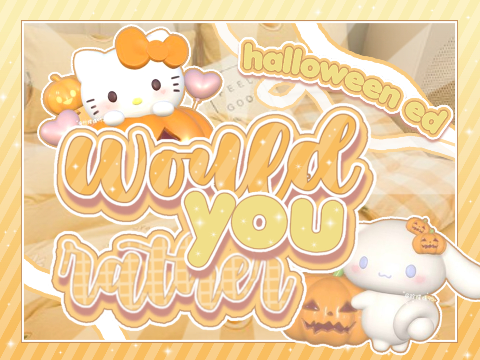 ⤿ would you rather ?! ♡ ࣪⊹
