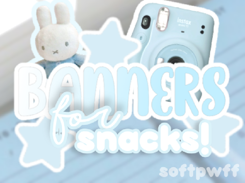 ❄️ 004┊banners for snacks ❄️