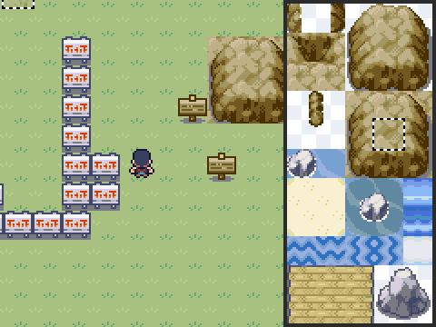 RPG tileset, gridmax, multiple maps test