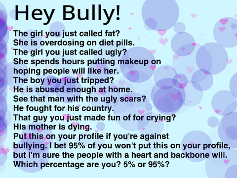 Hey Bully! Look over here!  remix remix remix