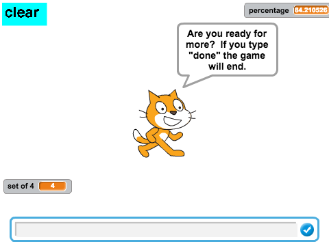 Spelling game