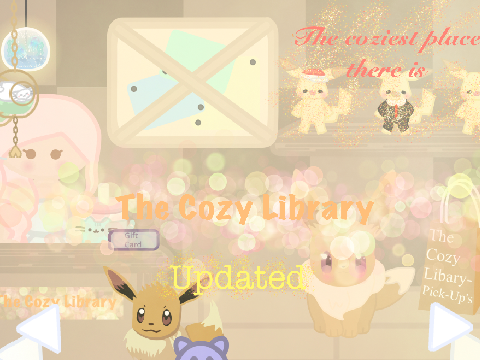 || The Cozy Library || Big Shop with items all over~ 