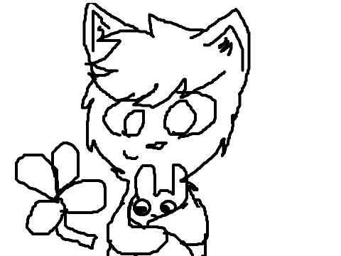 Cat holding Totoro Request - Hazeltail2005