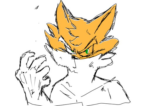 Scratch cat anime