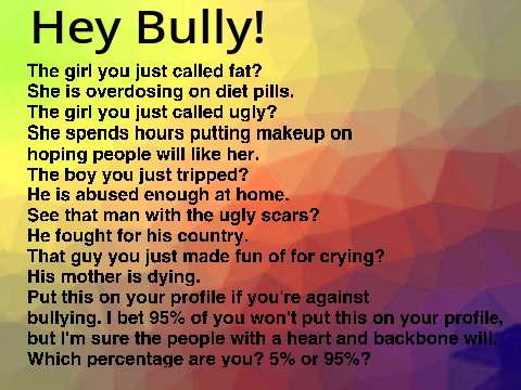 Help Stop Bullying -remix this remix remix