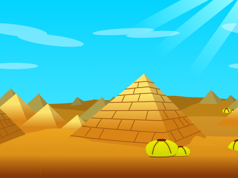 NSMB Lost Land Desert (Sarasaland) Background
