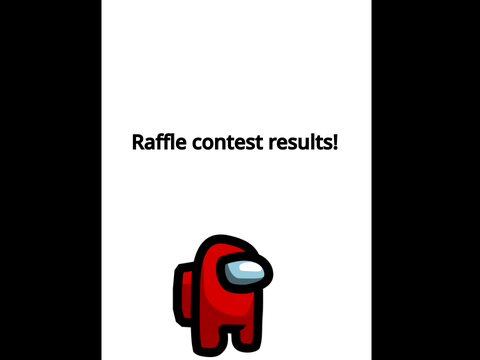 Raffle contest results!