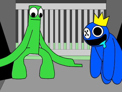 Rainbow Friends but fnf remix