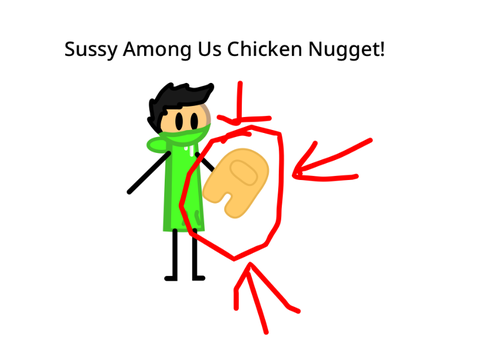 Sussy Among Us Chicken Nugget! || 3k Animation Contest