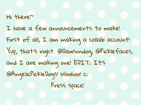 Announcements~
