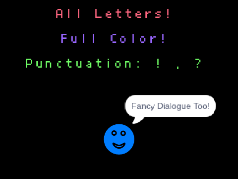 Stamp Text And Fancy Dialogue Engine