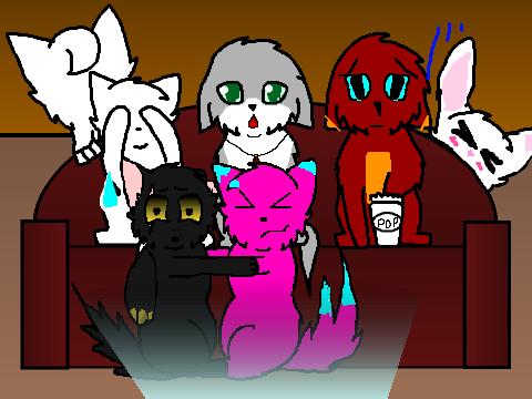 I Add Myself Watching a Horror Movie remix remix remix
