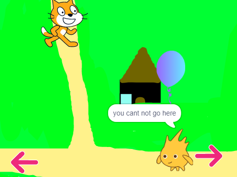 scratch cat open town