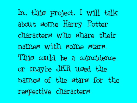 Stars & HP Characters | Theme 6 | #All