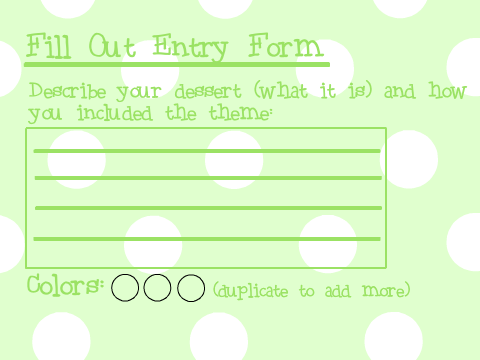 Dessert Design Contest | Round 3