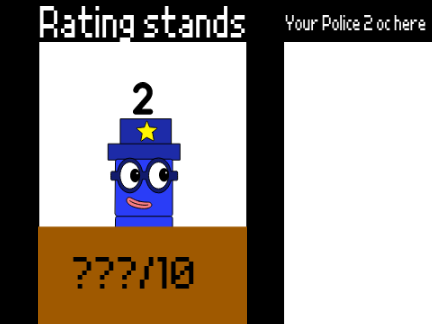 Make your Police 2 Oc here, and Police 2 Will rate it