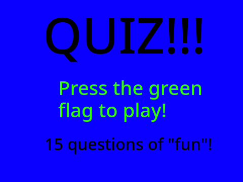 QUIZ!!!