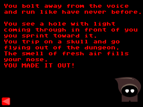DUNGEON Text Adventure [VERY SHORT]